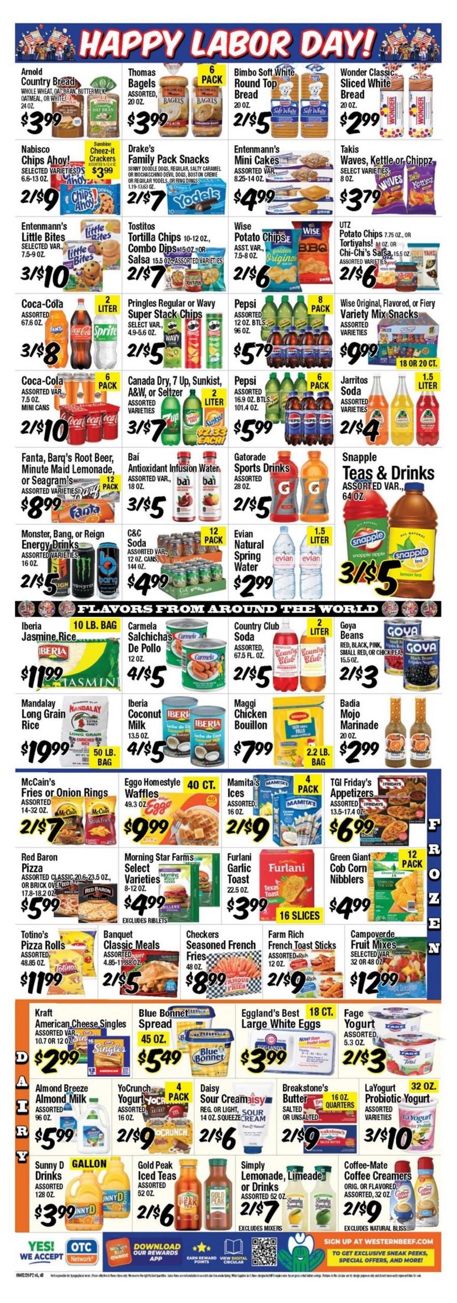 Western Beef Weekly Ad September 3 - 9, 2026