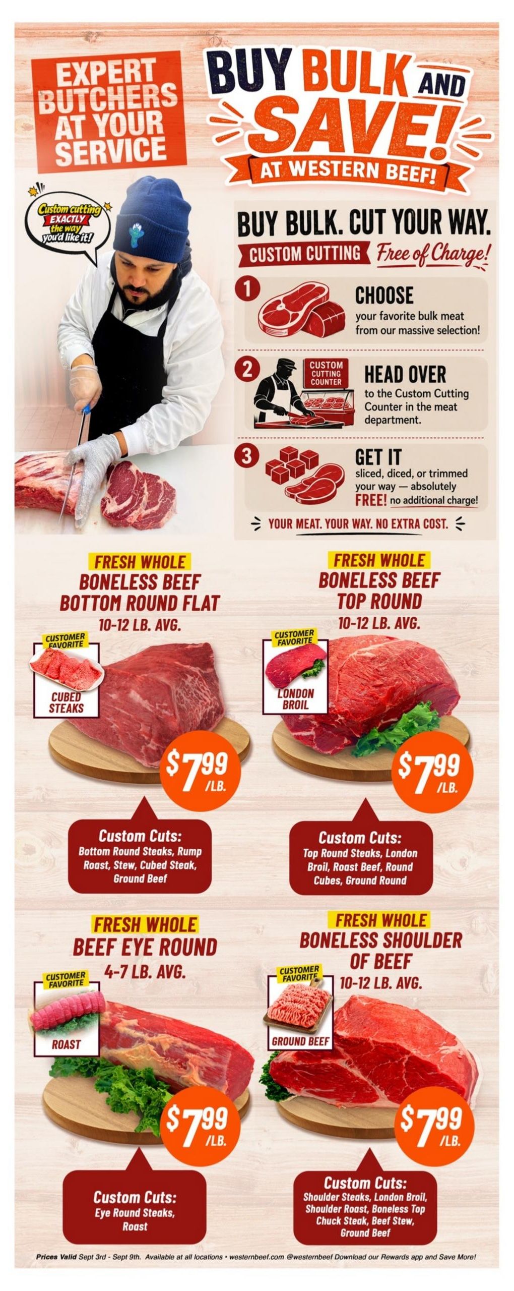 Western Beef Weekly Ad September 3 - 9, 2026
