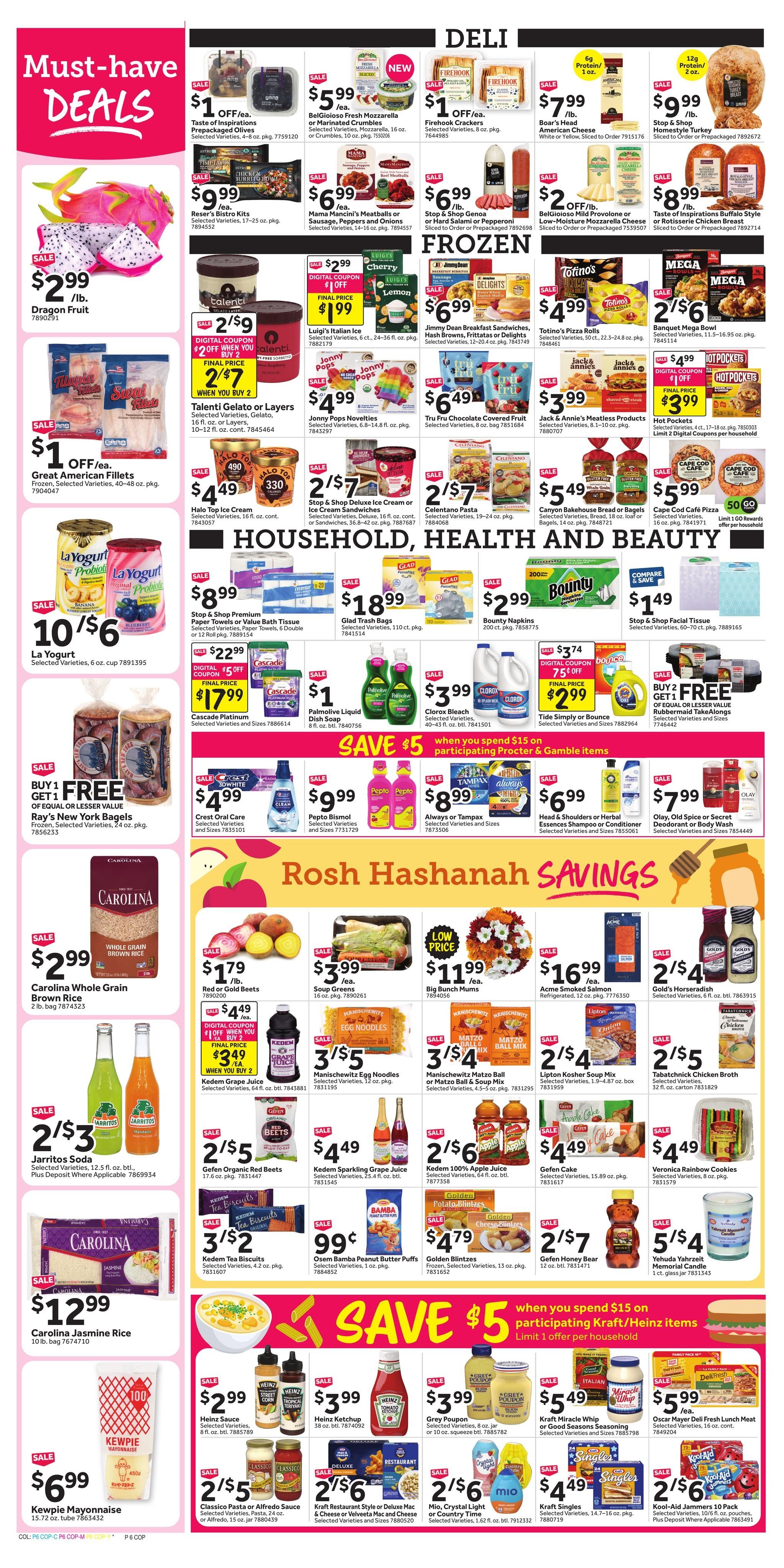 Stop & Shop (Astoria Area, NY) Weekly Ad September 4 - 10, 2026