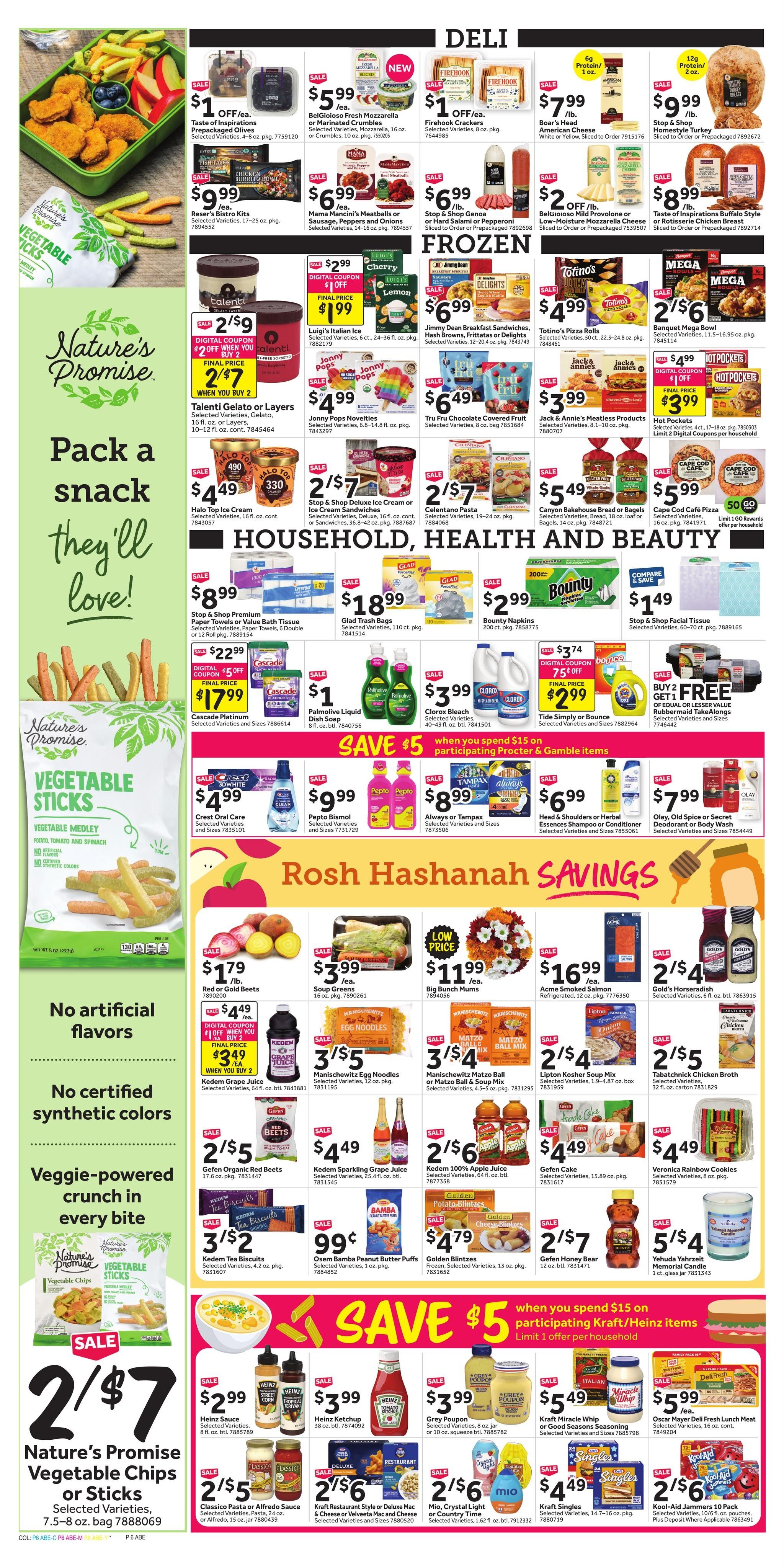 Stop & Shop (Bangall Area, NY) Weekly Ad September 4 - 10, 2026