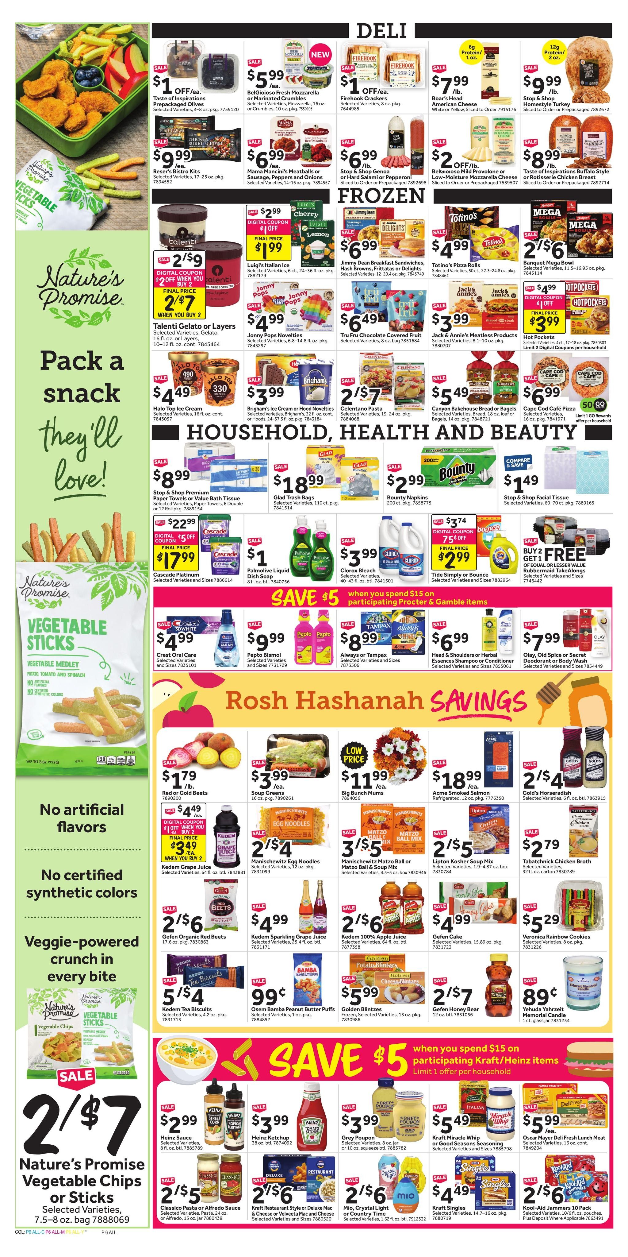 Stop & Shop (Brookline Area, MA) Weekly Ad September 4 - 10, 2026
