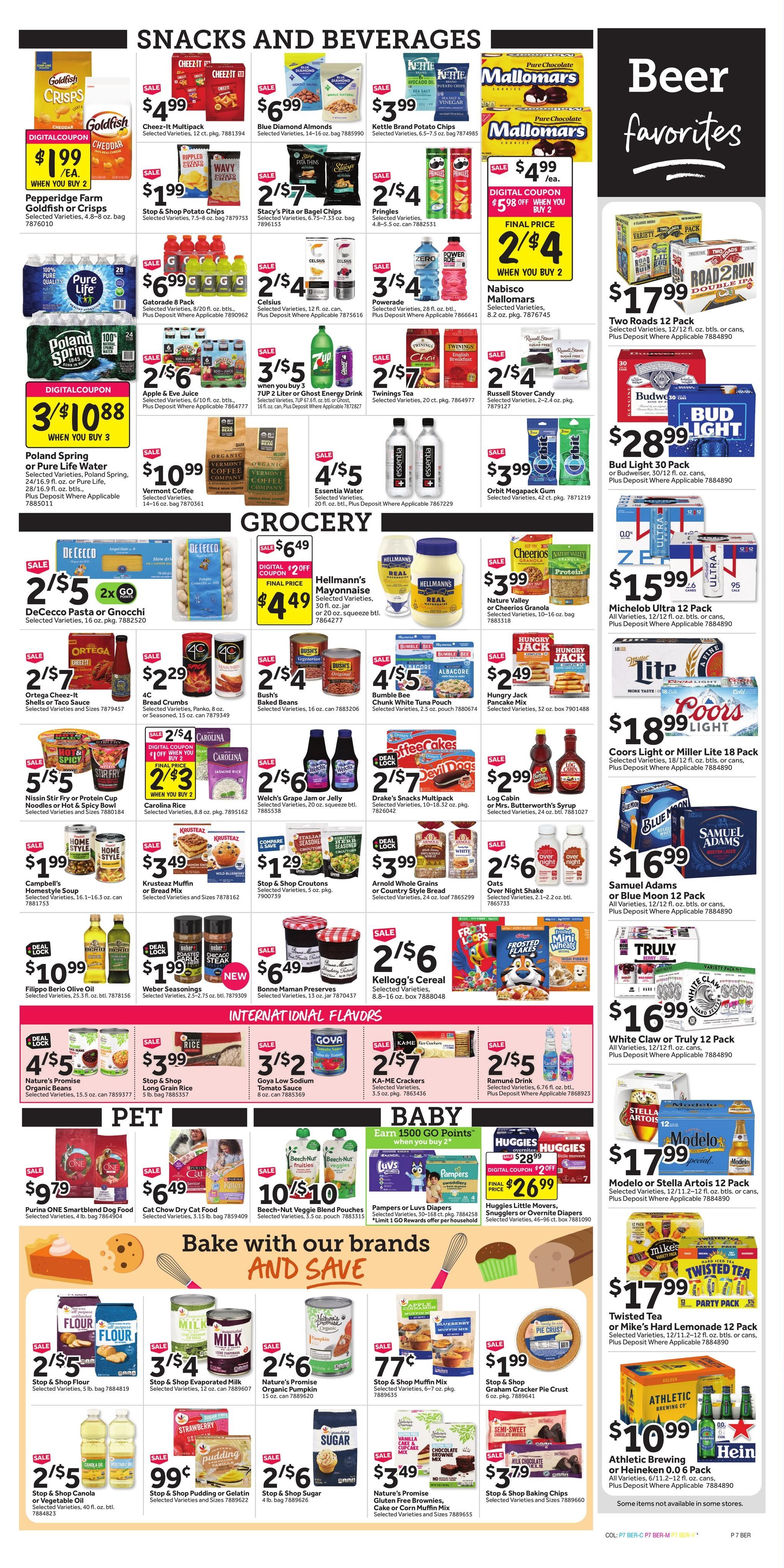 Stop & Shop (Cromwell Area, CT) Weekly Ad September 4 - 10, 2026