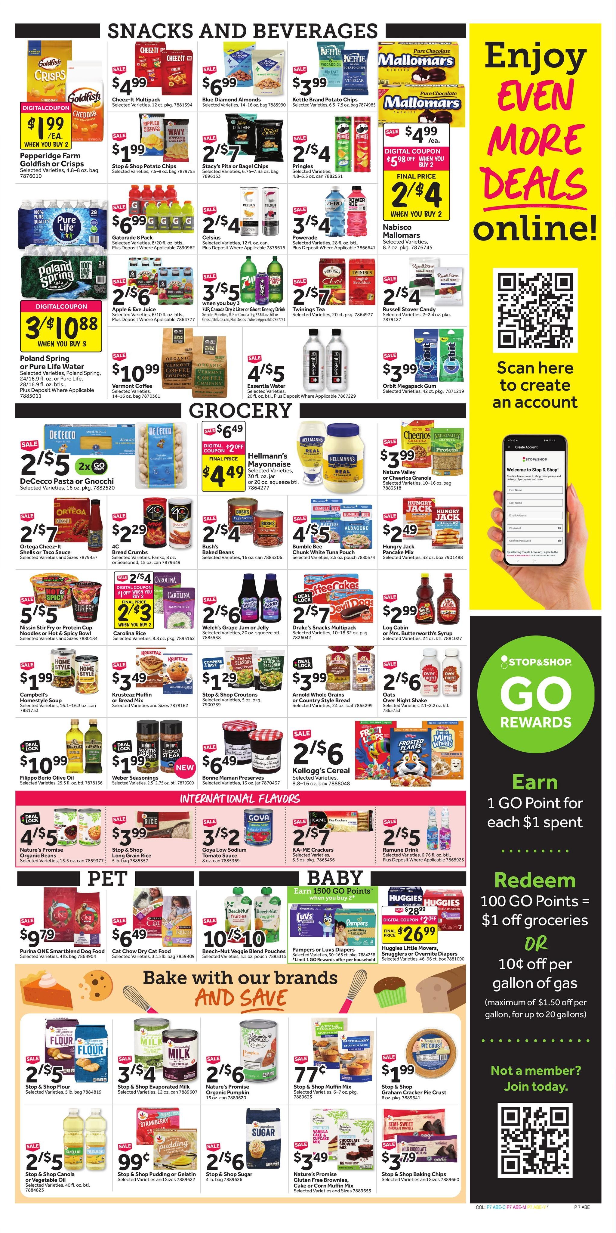 Stop & Shop (Edgewater Area, NJ) Weekly Ad September 4 - 10, 2026