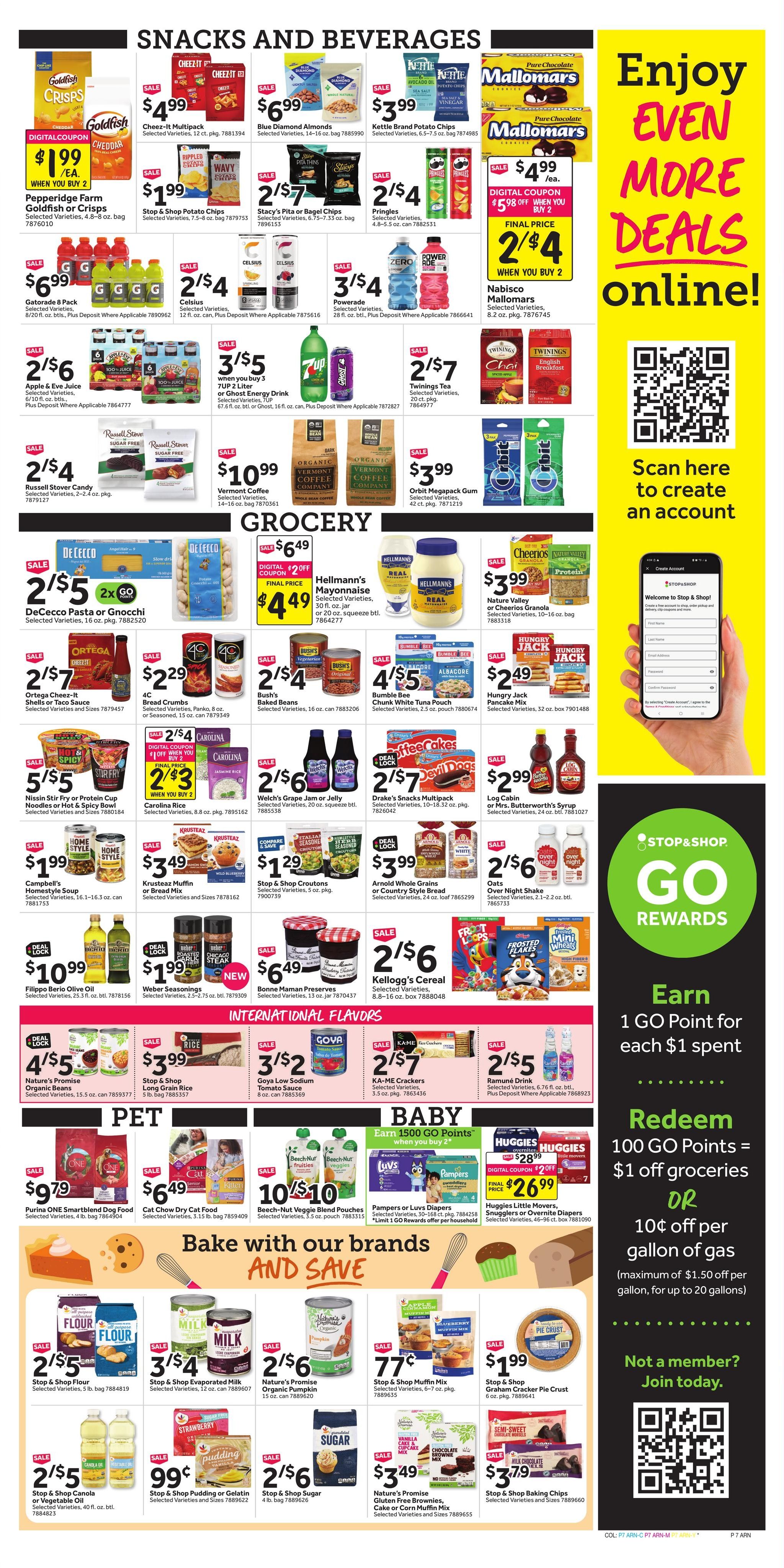 Stop & Shop (Lexington Area, MA) Weekly Ad September 4 - 10, 2026