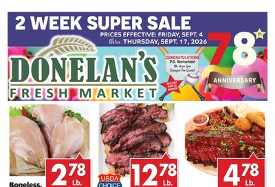 Donelan's Fresh Market Weekly Ad September 4 - 17, 2026
