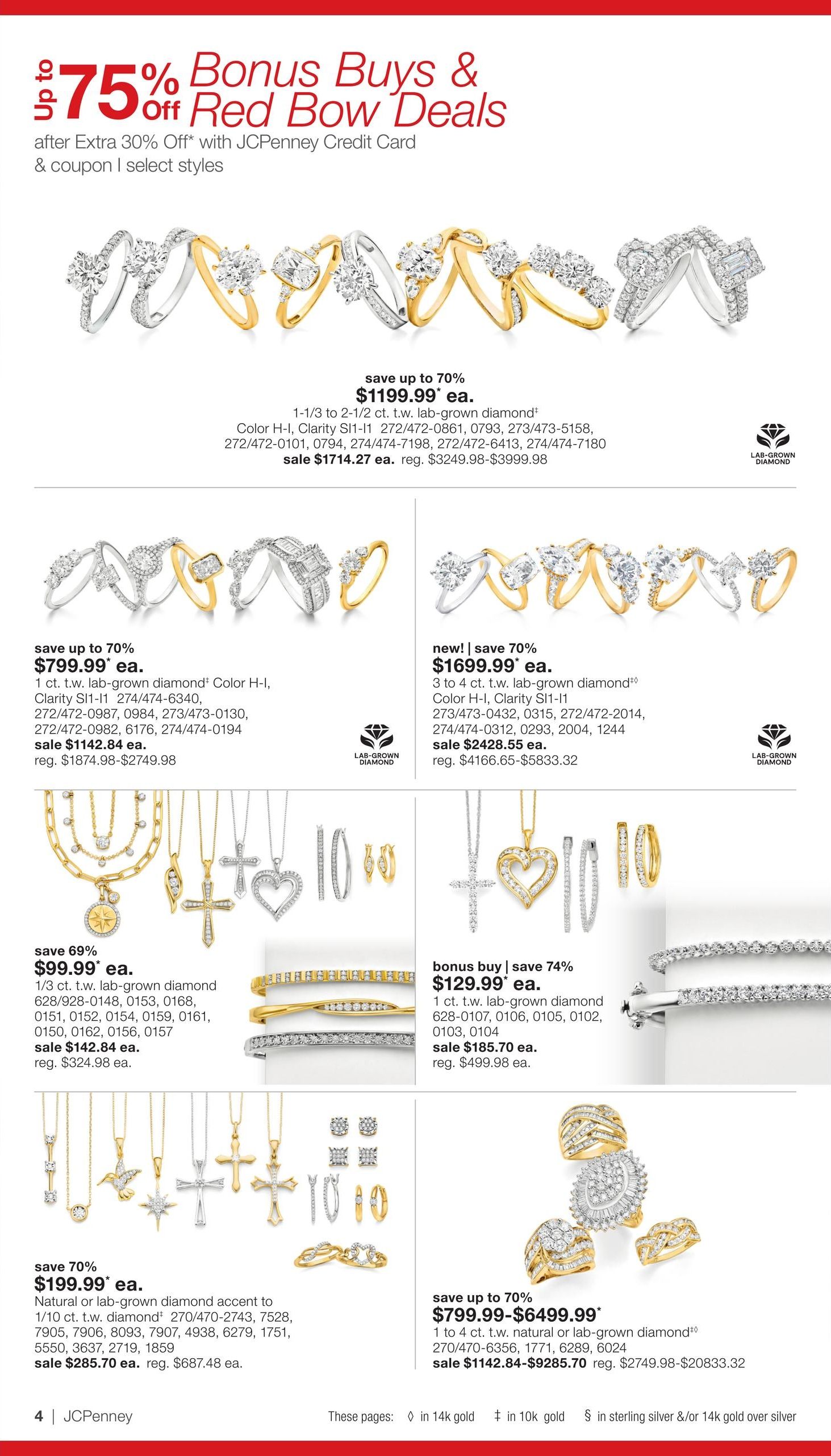 JCPenney Billion Dollar Jewelry Sale Weekly Ad September 3 - 20, 2026