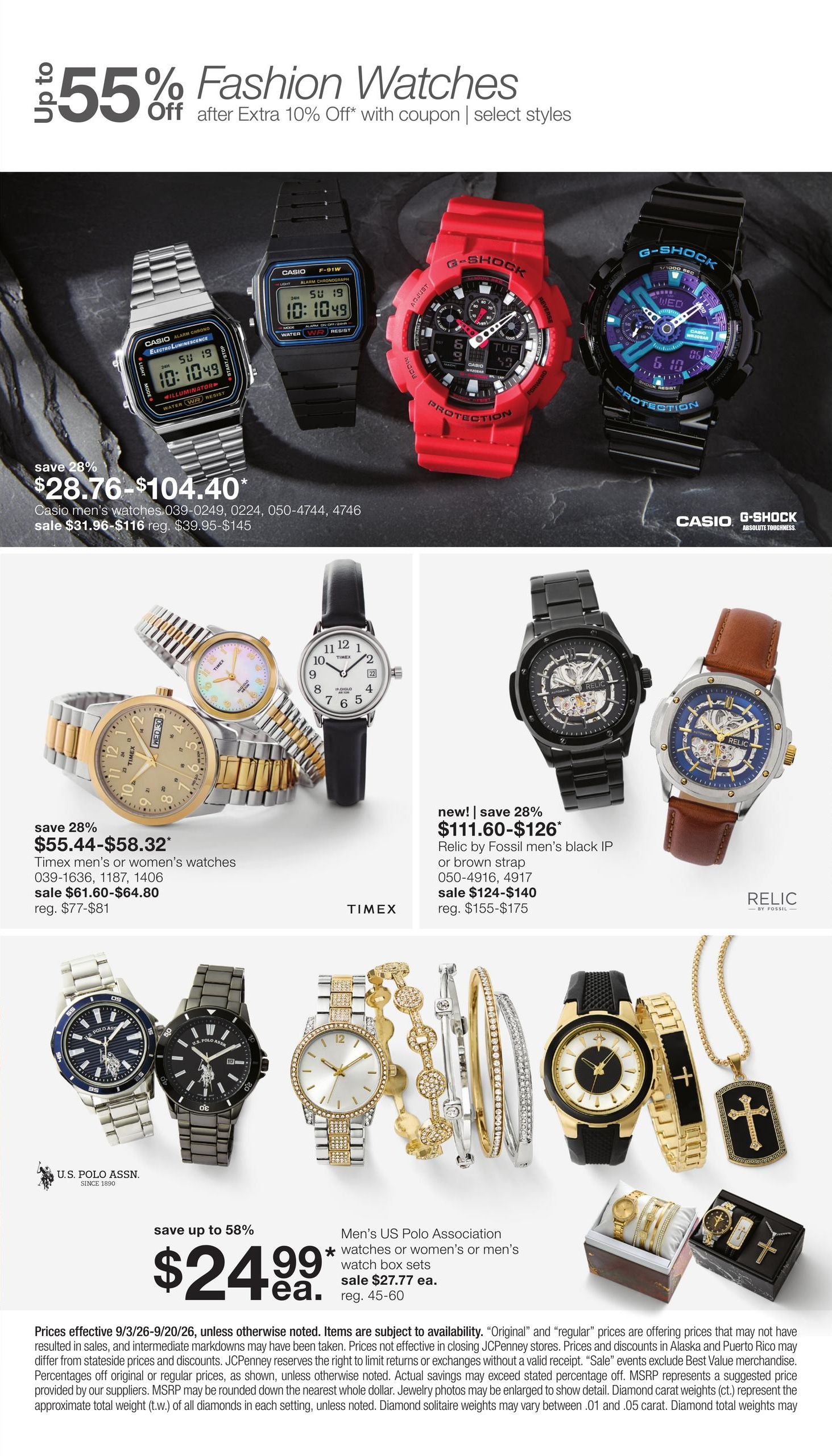 JCPenney Billion Dollar Jewelry Sale Weekly Ad September 3 - 20, 2026
