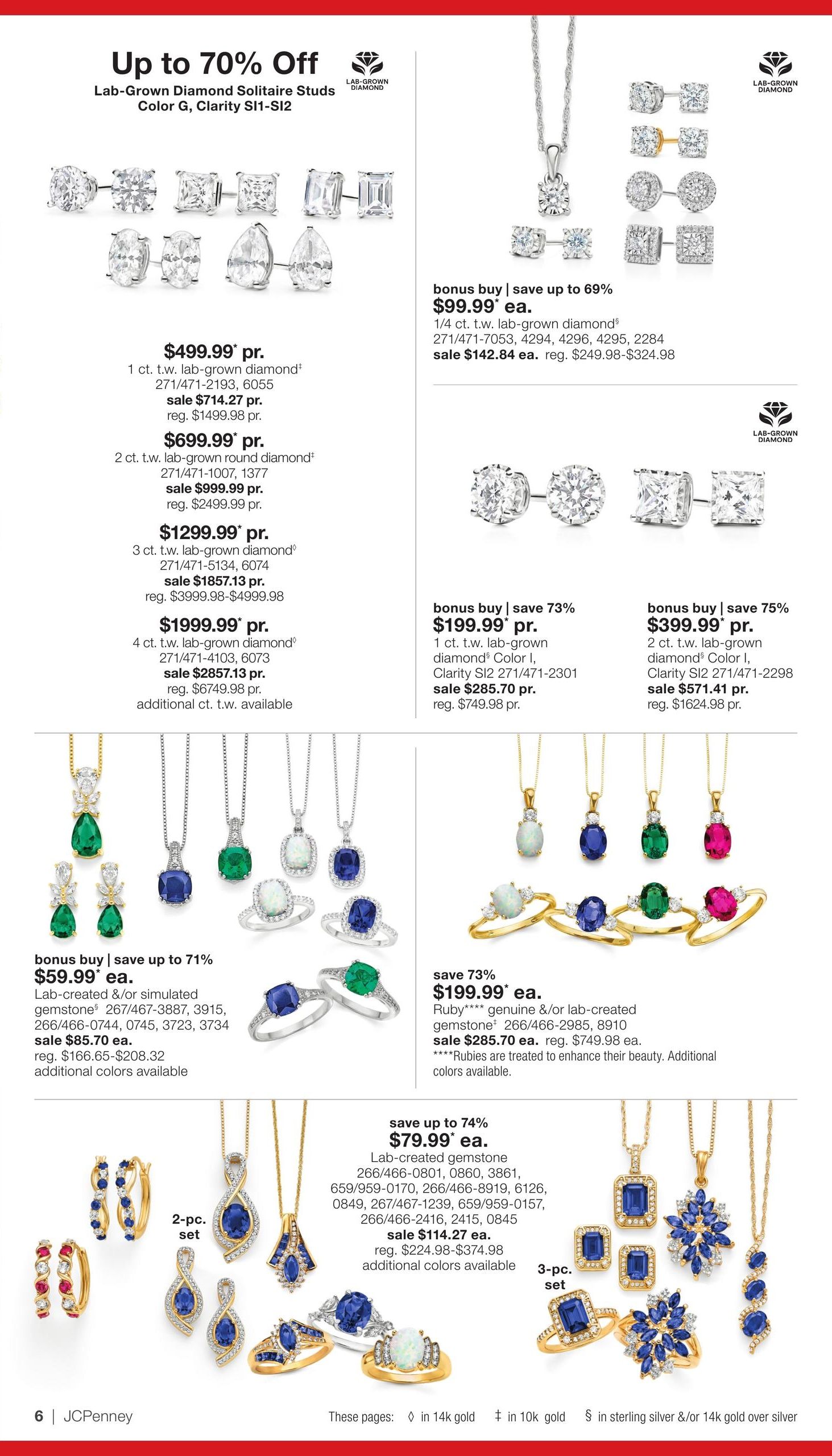 JCPenney Billion Dollar Jewelry Sale Weekly Ad September 3 - 20, 2026