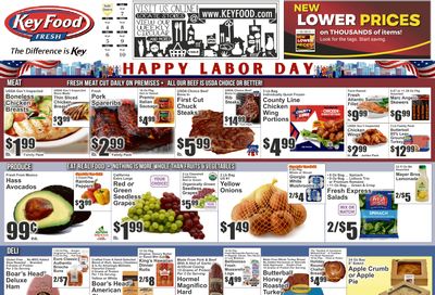New Rochelle Farms (465 North Avenue, New Rochelle, NY) Key Food 09/04 - 09/10 Preview Weekly Ad September 4 - 10, 2026