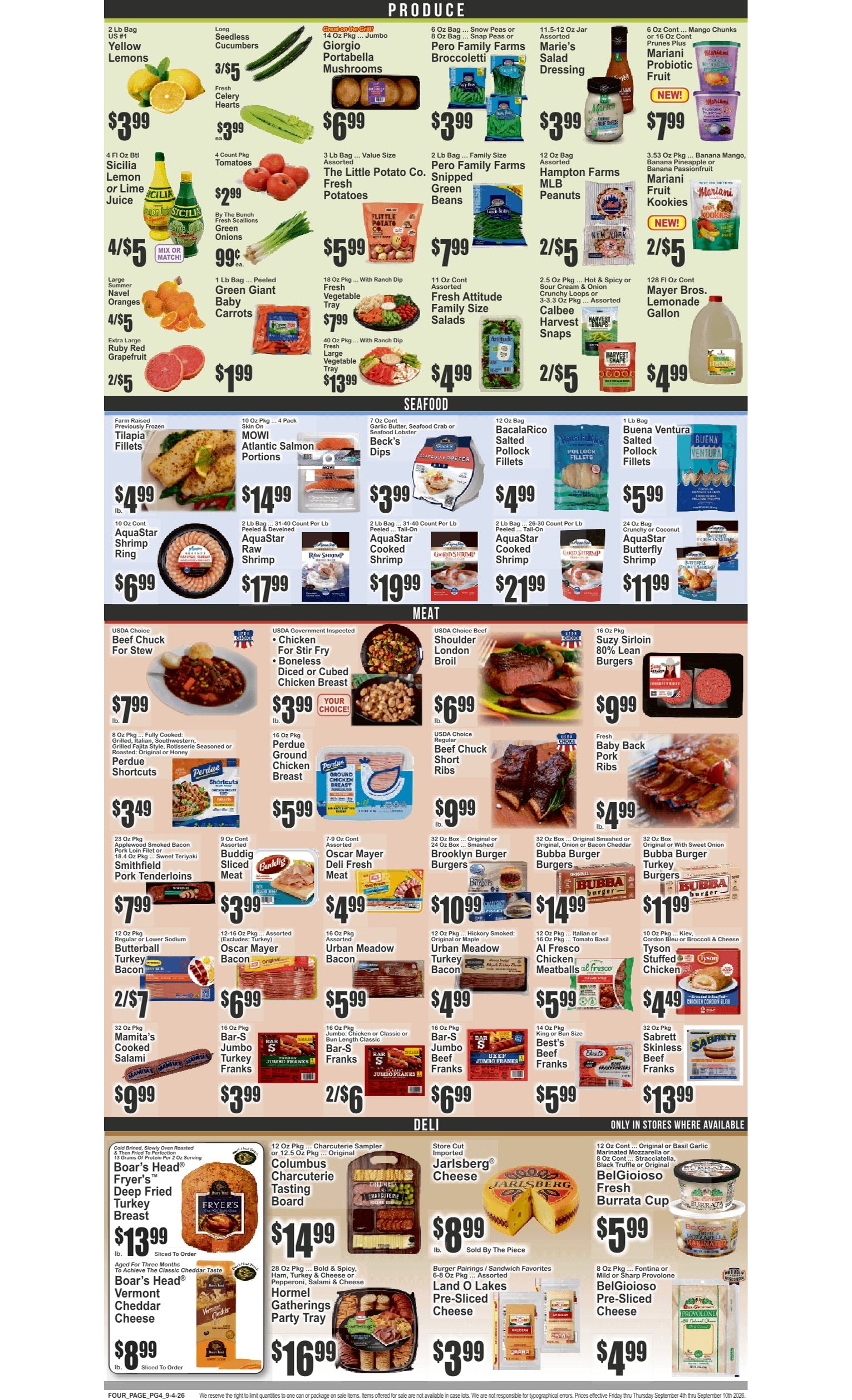 New Rochelle Farms (465 North Avenue, New Rochelle, NY) Key Food 09/04 - 09/10 Preview Weekly Ad September 4 - 10, 2026
