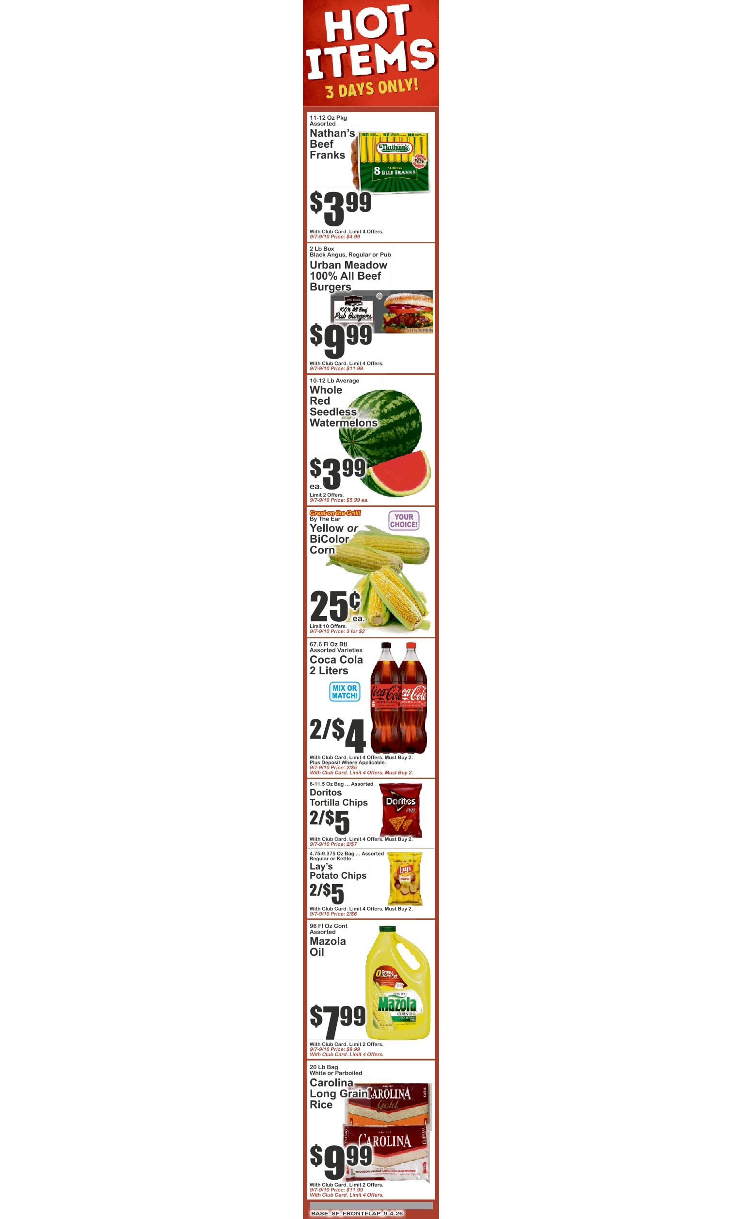 Urban Market (Long Island City, NY) Key Food 09/04 - 09/10 Preview Weekly Ad September 4 - 10, 2026
