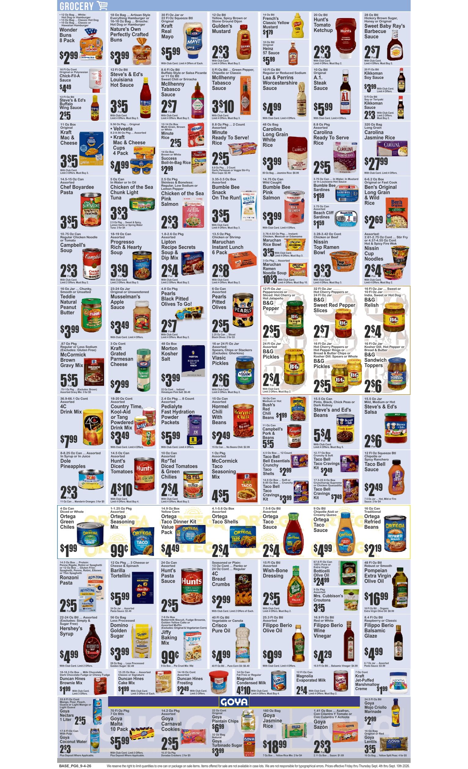 Windsor Farms Market (589 Prospect Ave., Brooklyn, NY) Key Food 09/04 - 09/10 Preview Weekly Ad September 4 - 10, 2026