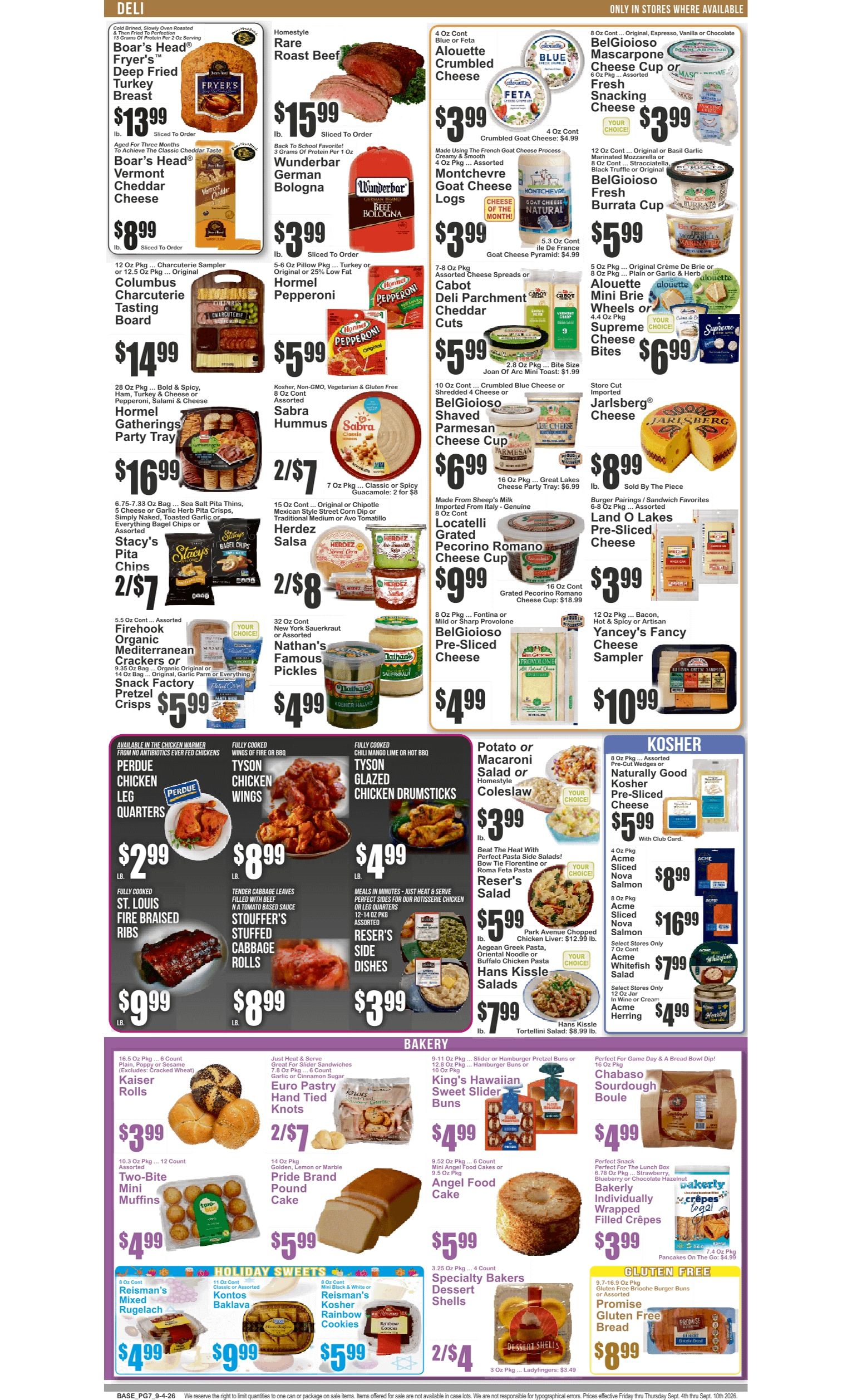 Windsor Farms Market (589 Prospect Ave., Brooklyn, NY) Key Food 09/04 - 09/10 Preview Weekly Ad September 4 - 10, 2026