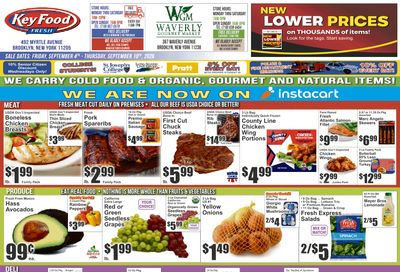 Waverly Gourmet Market (367 Waverly Ave., Brooklyn, NY) Key Food 09/04 - 09/10 Preview Weekly Ad September 4 - 10, 2026
