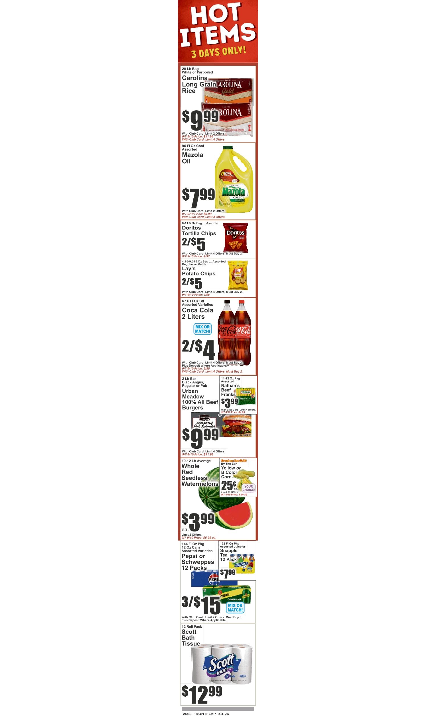 SuperFresh Supermarkets (Newark, NJ) SuperFresh 09/04 - 09/10 Preview Weekly Ad September 4 - 10, 2026