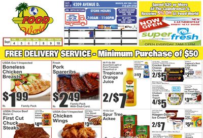 Food World Supermarket (4209 Avenue D, Brooklyn, NY) Key Food 09/04 - 09/10 Preview Weekly Ad September 4 - 10, 2026