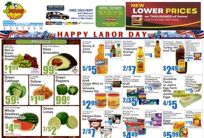Food World Supermarket (Valley Stream, NY) Key Food 09/04 - 09/10 Preview Weekly Ad September 4 - 10, 2026