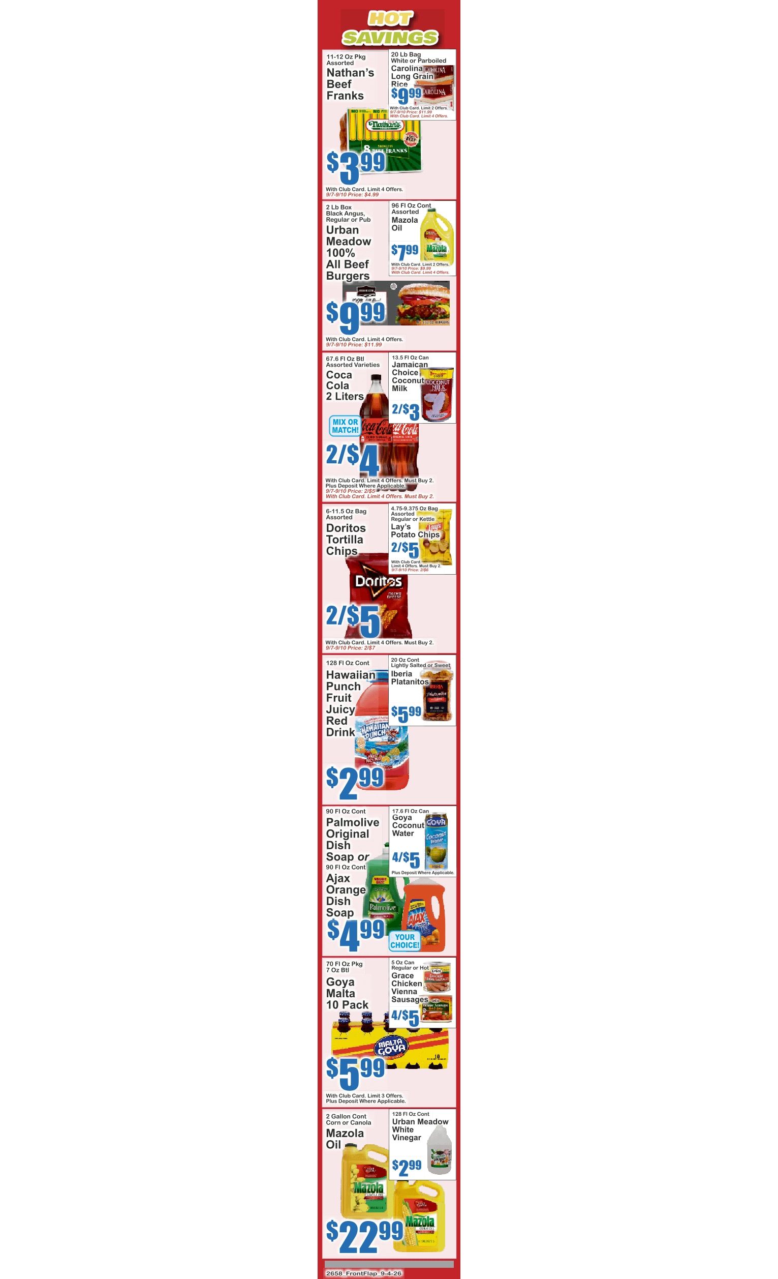 Food World Supermarket (Valley Stream, NY) Key Food 09/04 - 09/10 Preview Weekly Ad September 4 - 10, 2026