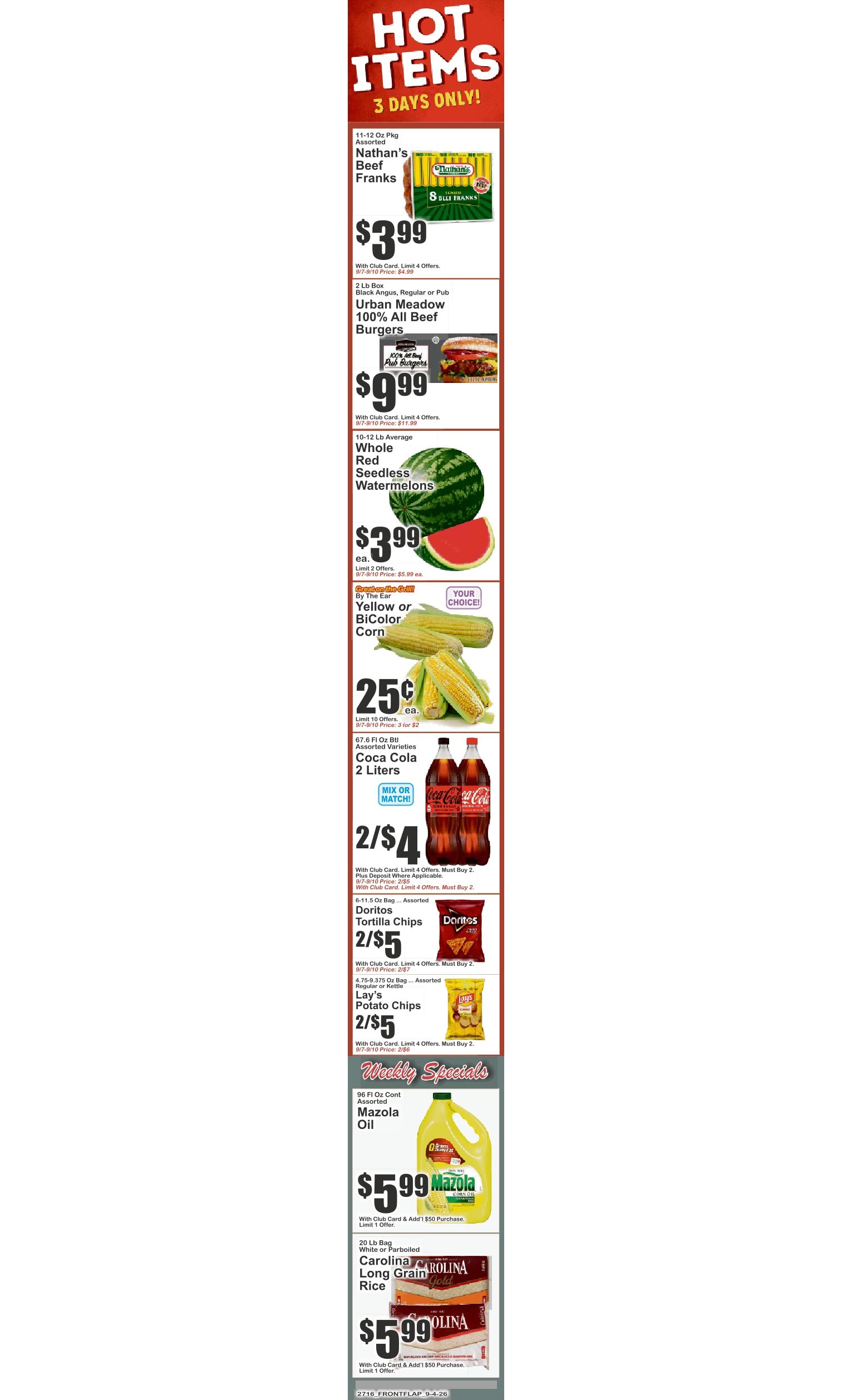 Gala Foods (1759 Middle Country Road, Unit 1, Centereach, NY) Key Food 09/04 - 09/10 Preview Weekly Ad September 4 - 10, 2026