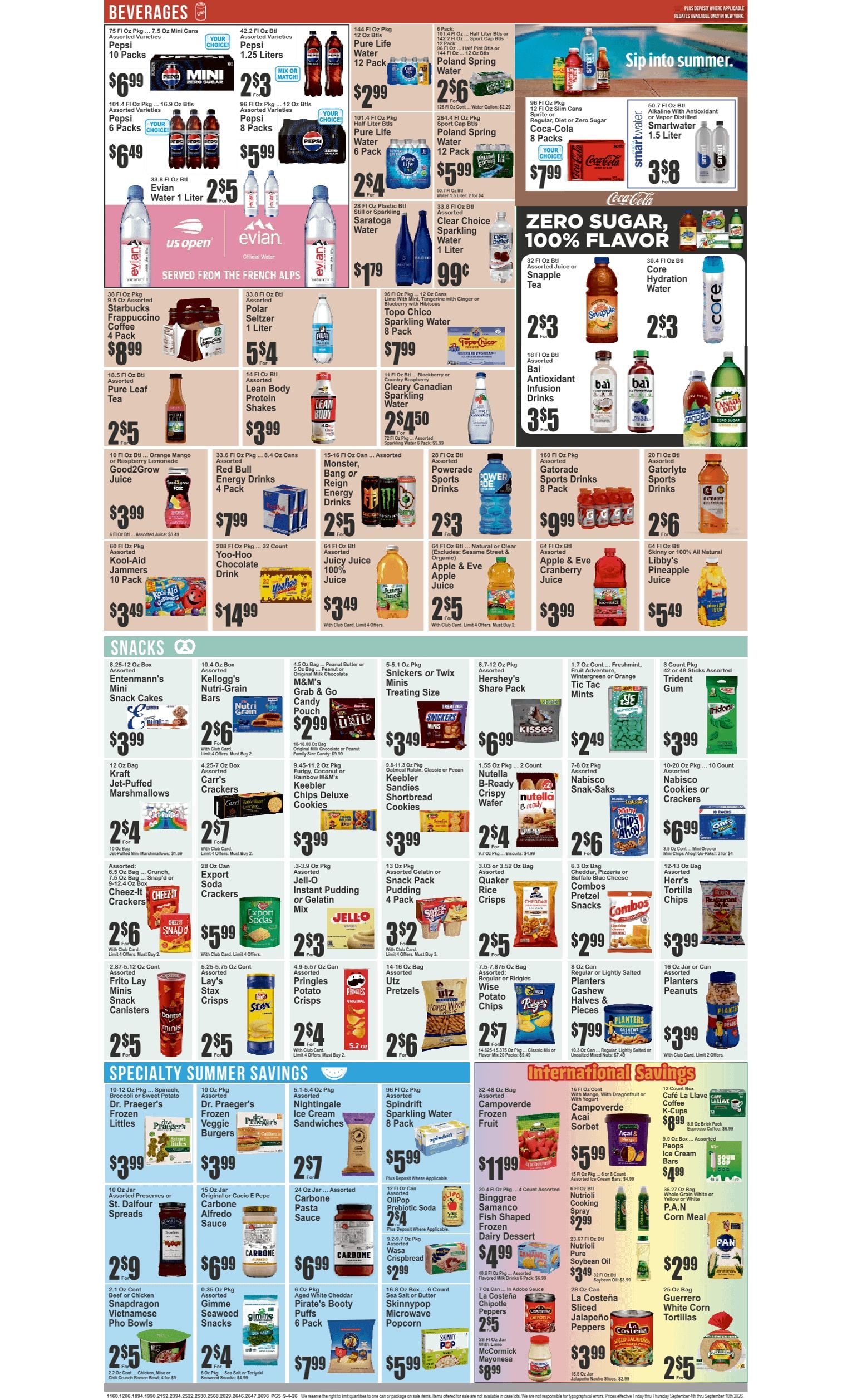 The Food Emporium (460 County Road 520, Marlboro, NJ) Food Emporium 09/04 - 09/10 Preview Weekly Ad September 4 - 10, 2026