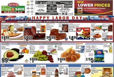 Fresh N Save Marketplace (Ridgewood, NY) Key Food 09/04 - 09/10 Preview Weekly Ad September 4 - 10, 2026