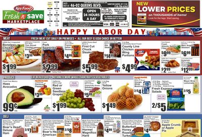 Fresh N Save Marketplace (Sunnyside, NY) Key Food 09/04 - 09/10 Preview Weekly Ad September 4 - 10, 2026