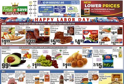 Fresh N Save Marketplace (Woodside, NY) Key Food 09/04 - 09/10 Preview Weekly Ad September 4 - 10, 2026