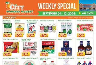 City Farmers Market (Atlanta, GA) Weekly Ad September 4 - 10, 2026