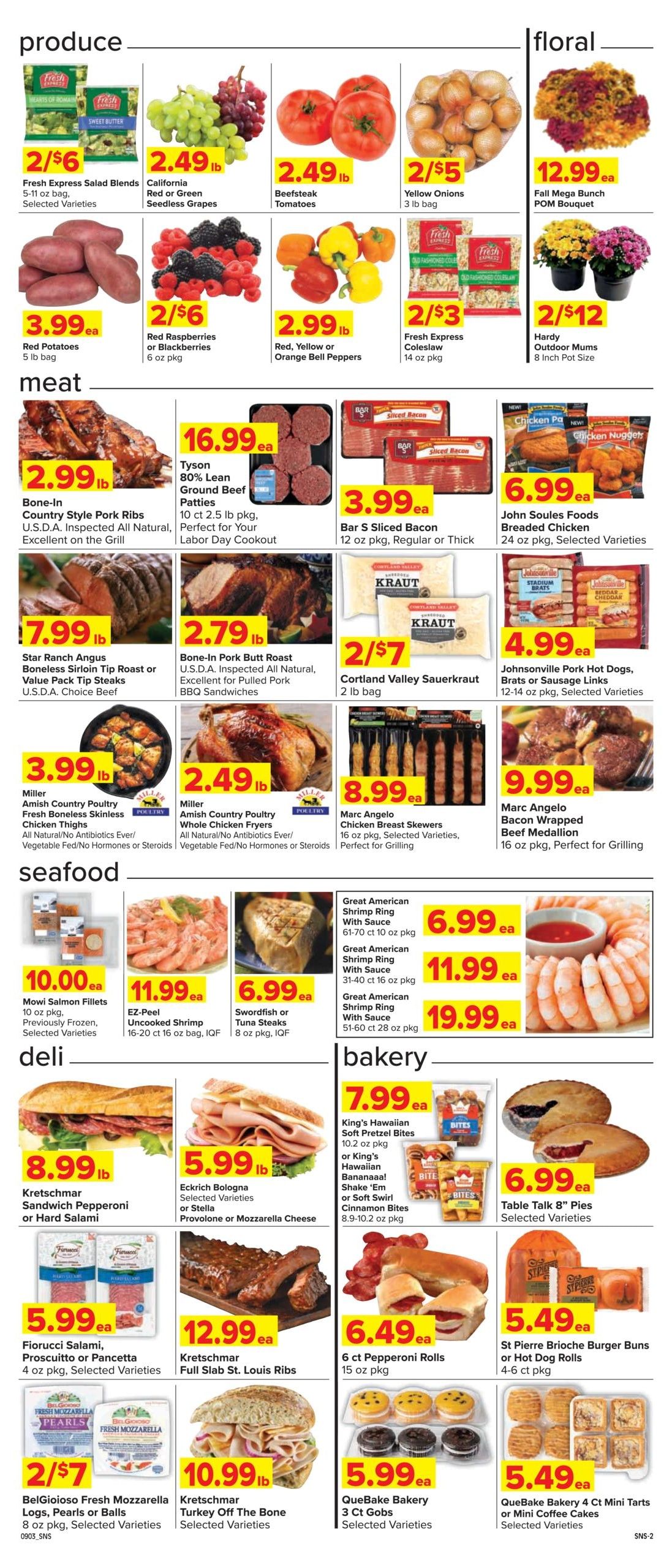 Shop 'n Save (East Liverpool Area, OH) Weekly Ad September 3 - 9, 2026