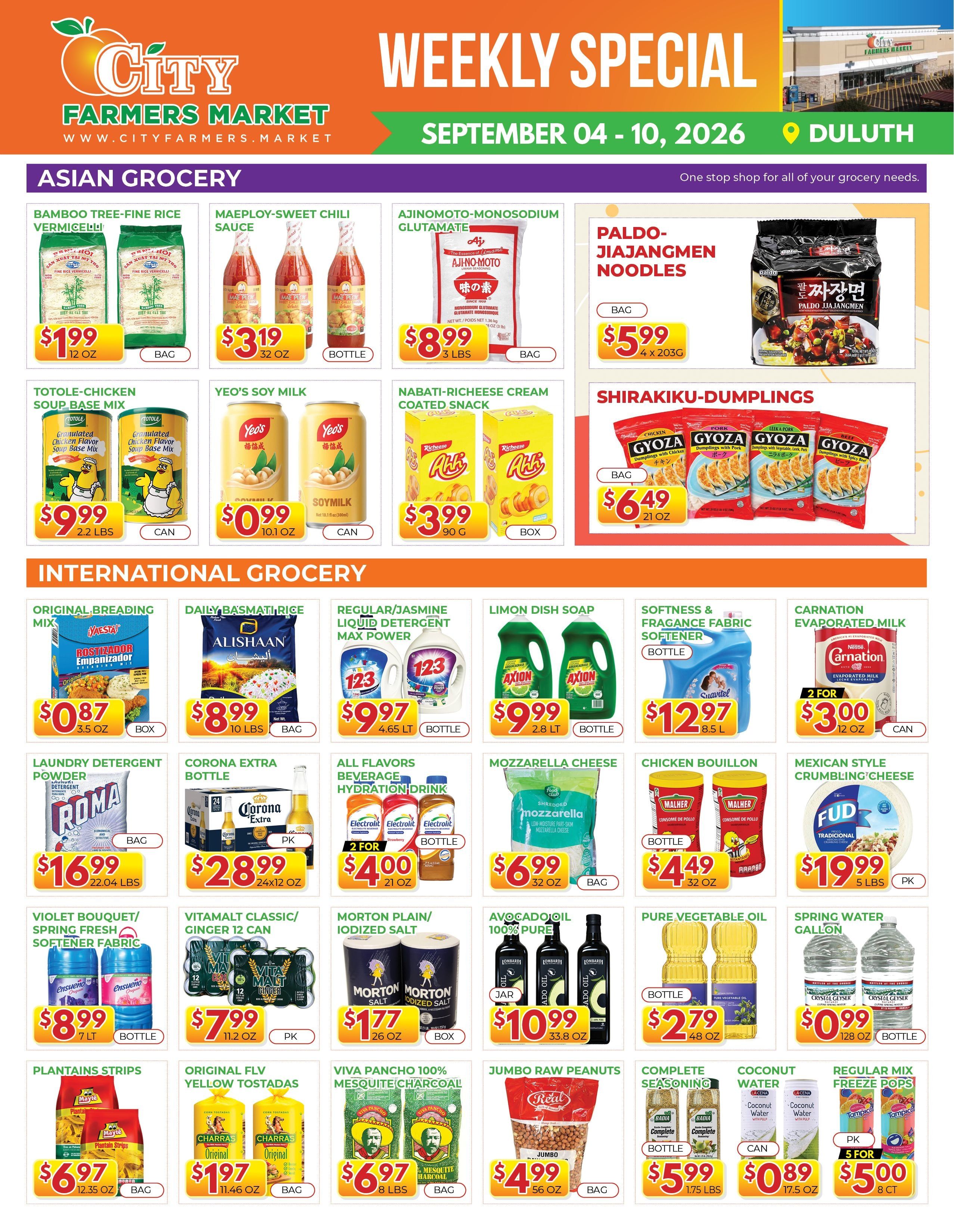 City Farmers Market (Duluth, GA) Weekly Ad September 4 - 10, 2026