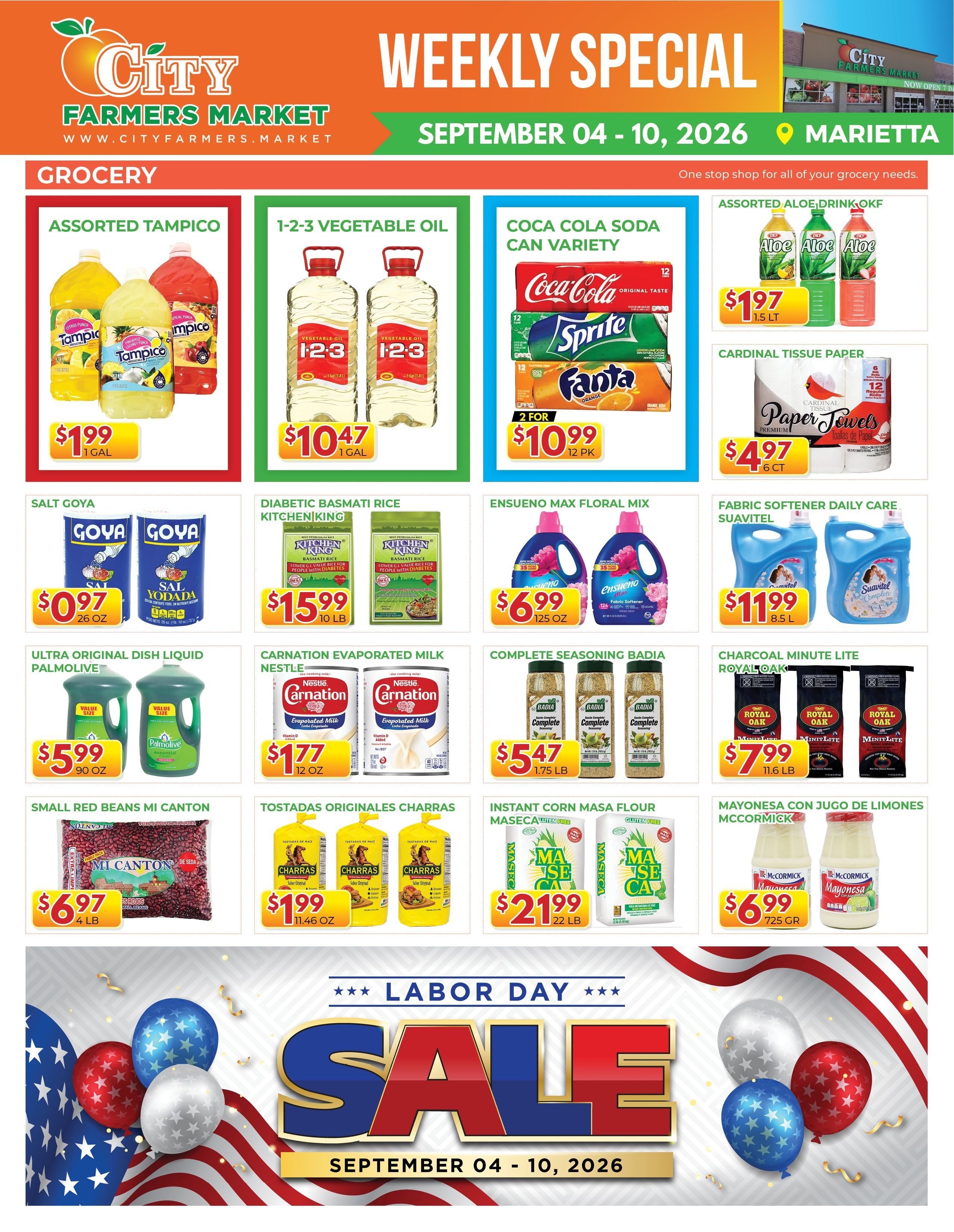 City Farmers Market (Marietta, GA) Weekly Ad September 4 - 10, 2026