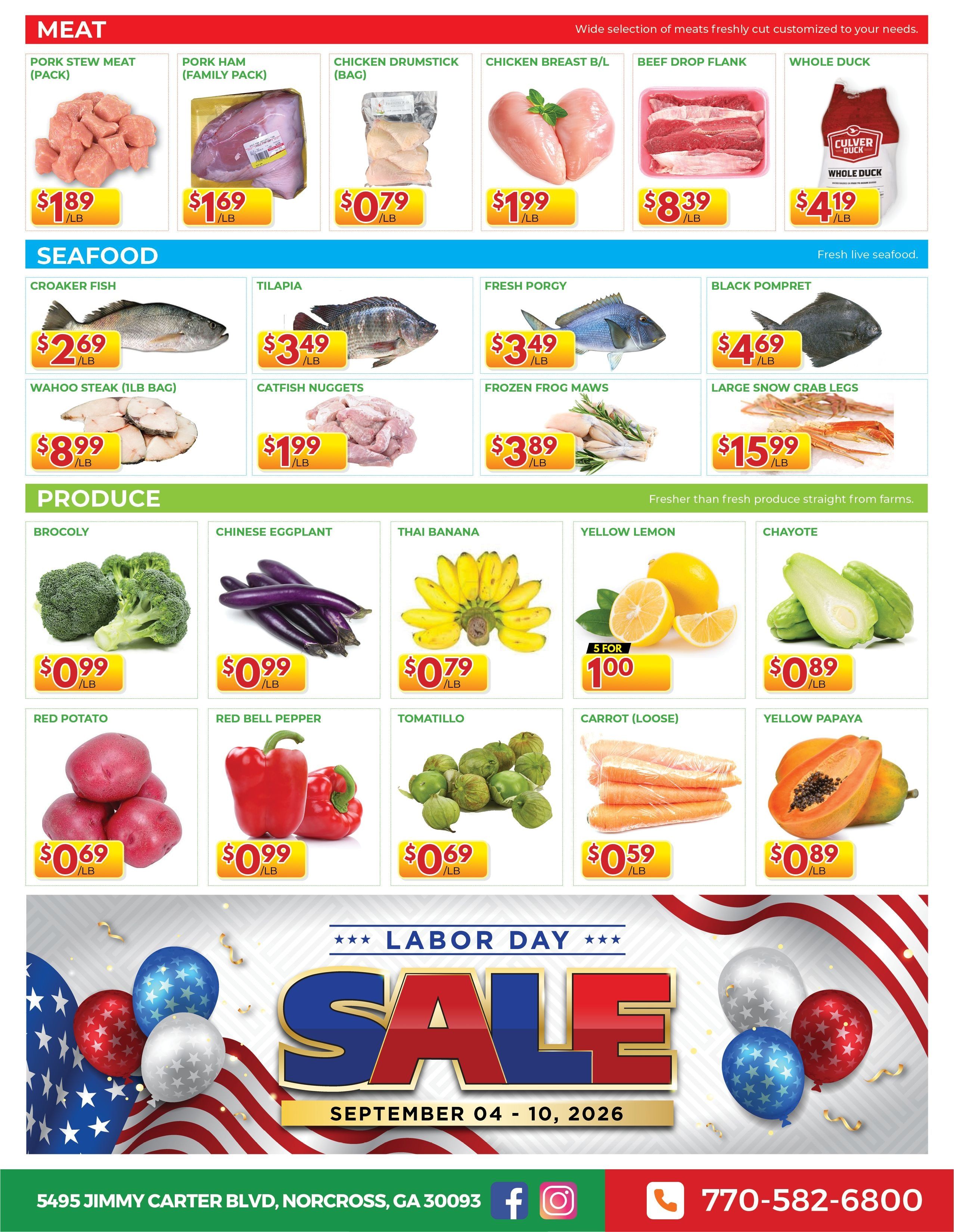 City Farmers Market (Norcross, GA) Weekly Ad September 4 - 10, 2026
