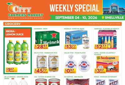 City Farmers Market (Snellville, GA) Weekly Ad September 4 - 10, 2026