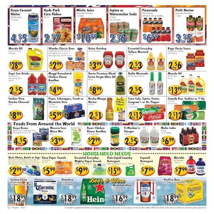 Ideal Food Basket (1040 E Sample Rd, Pompano Beach, FL) Weekly Ad September 9 - 15, 2026