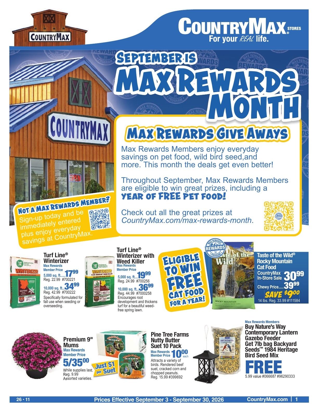 CountryMax Weekly Ad September 3 - 30, 2026