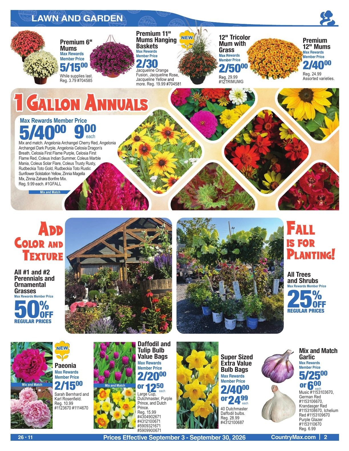CountryMax Weekly Ad September 3 - 30, 2026
