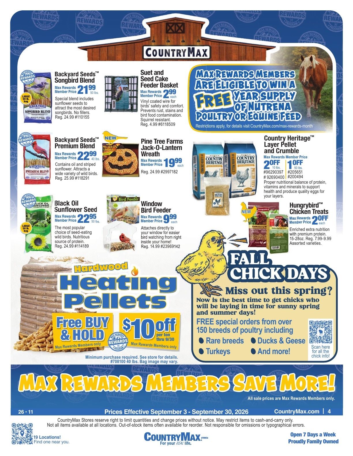 CountryMax Weekly Ad September 3 - 30, 2026