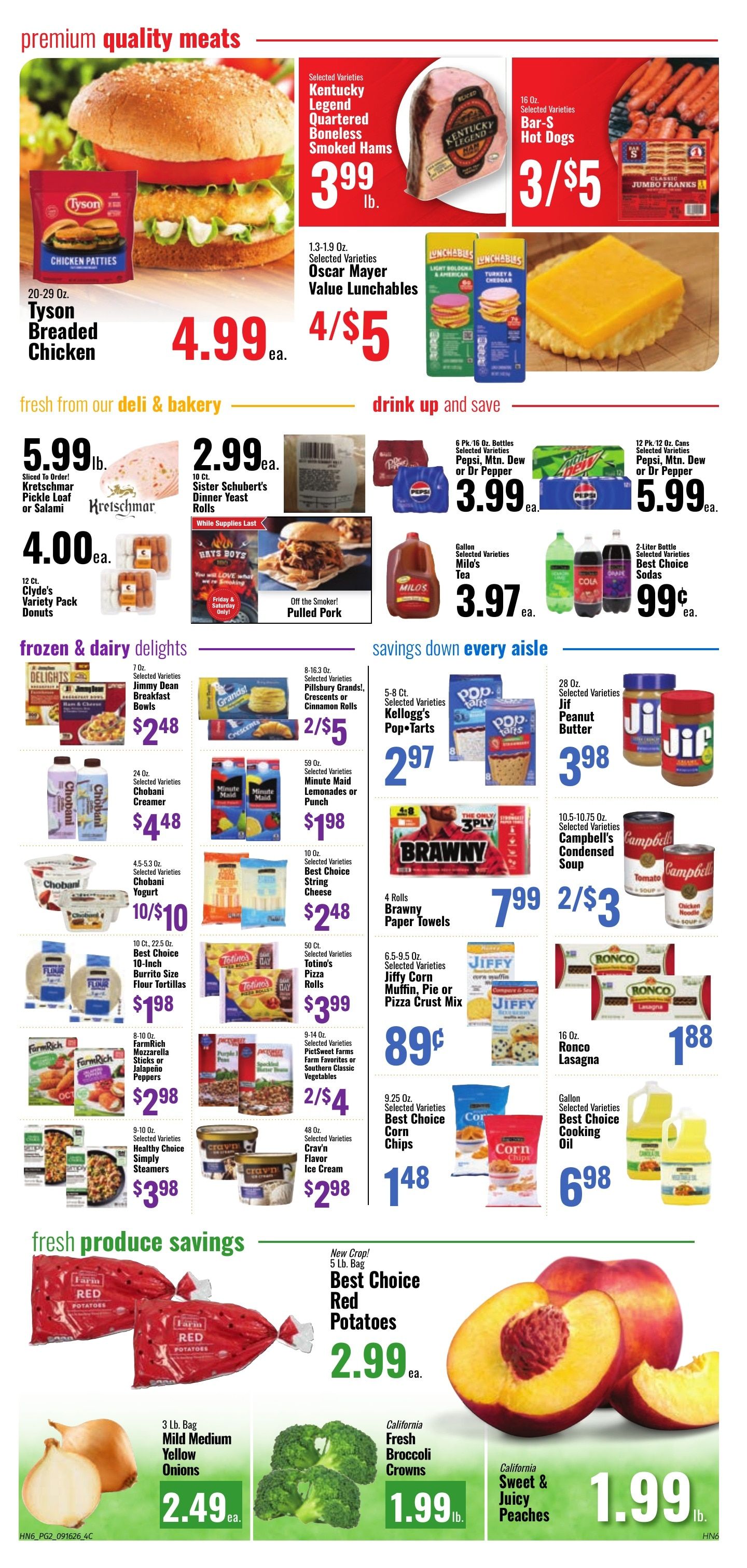 Hays Family Grocery Weekly Ad September 16 - 22, 2026