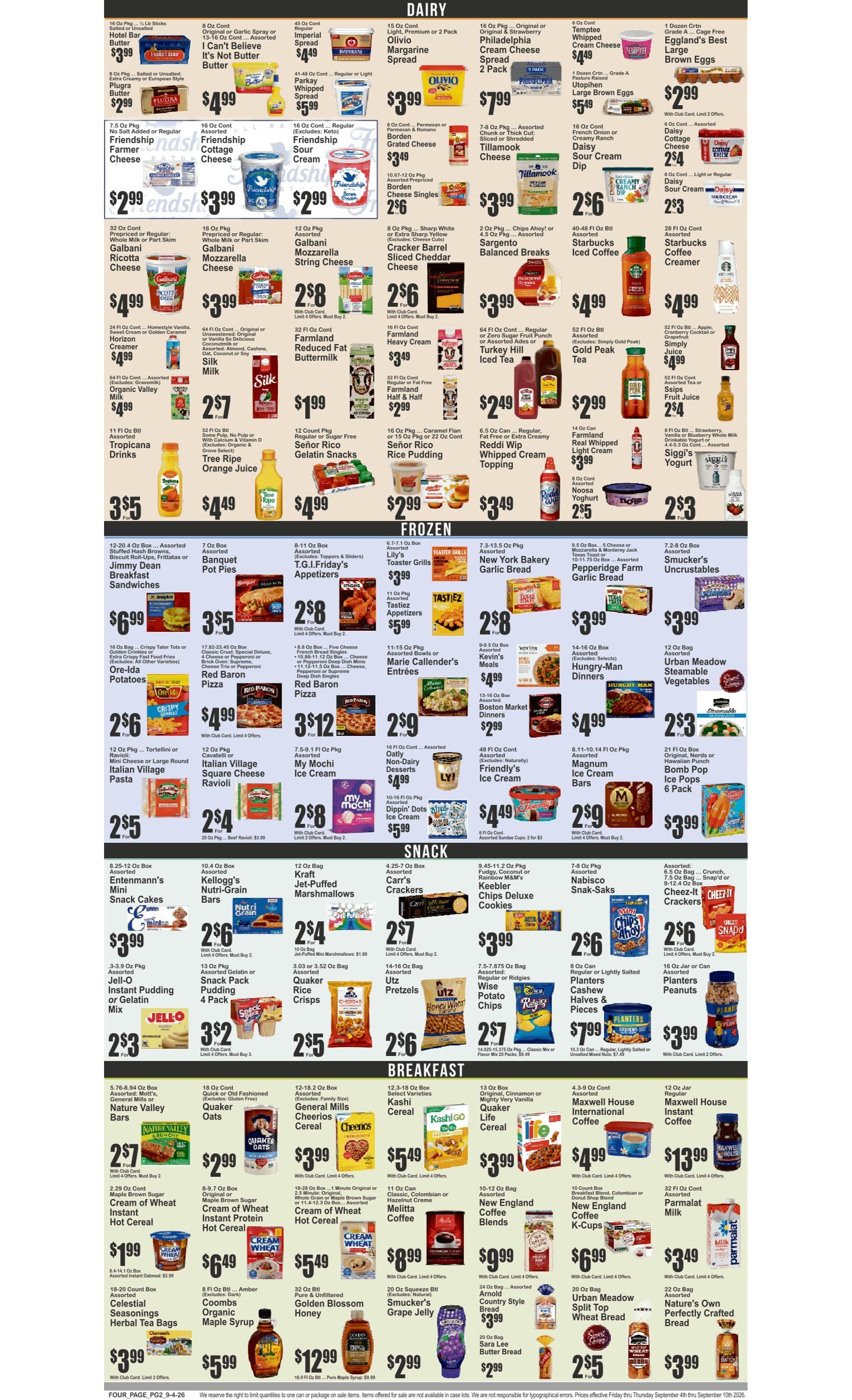 Gitto Farmers Market (38 Brooklyn Terminal Market, Brooklyn, NY) Key Food 09/04 - 09/10 Preview Weekly Ad September 4 - 10, 2026