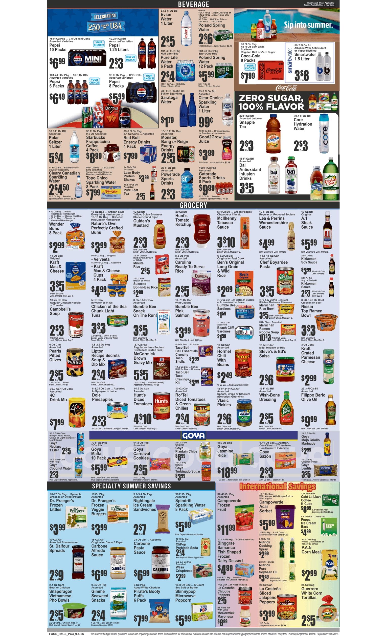 Gitto Farmers Market (38 Brooklyn Terminal Market, Brooklyn, NY) Key Food 09/04 - 09/10 Preview Weekly Ad September 4 - 10, 2026