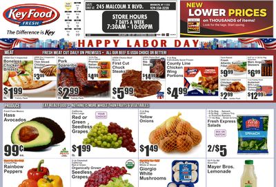 Halsey Traders Market (245 Malcolm X Blvd., Brooklyn, NY) Key Food 09/04 - 09/10 Preview Weekly Ad September 4 - 10, 2026