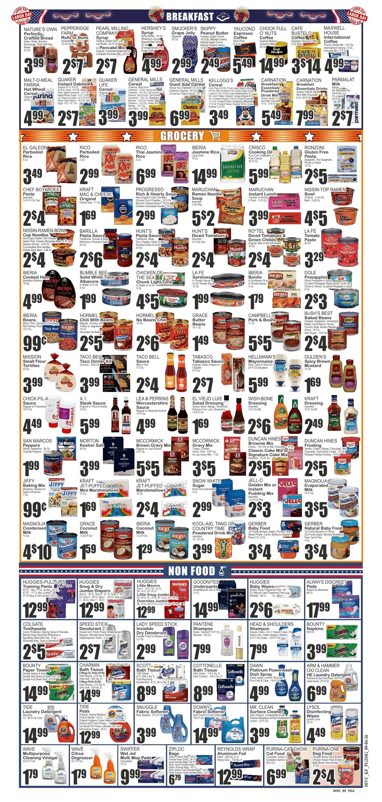 Food Universe (Lakeland, FL) 09/04 - 09/10 Preview Weekly Ad September 4 - 10, 2026
