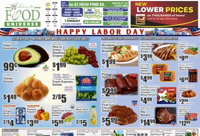Food Universe (Ridgewood, NY) 09/04 - 09/10 Preview Weekly Ad September 4 - 10, 2026