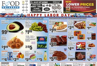 Food Universe (Sunnyside, NY) 09/04 - 09/10 Preview Weekly Ad September 4 - 10, 2026