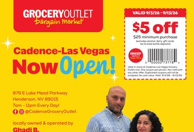 Grocery Outlet Weekly Ad September 3 - 8, 2026