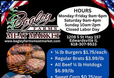 Bagley Farms Meat Market Weekly Ad September 3 - 9, 2026