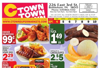 C Town (Hellertown Area, PA) Weekly Ad September 4 - 10, 2026