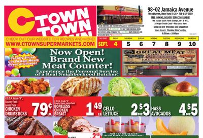 C Town (Woodhaven Area, NY) Weekly Ad September 4 - 10, 2026