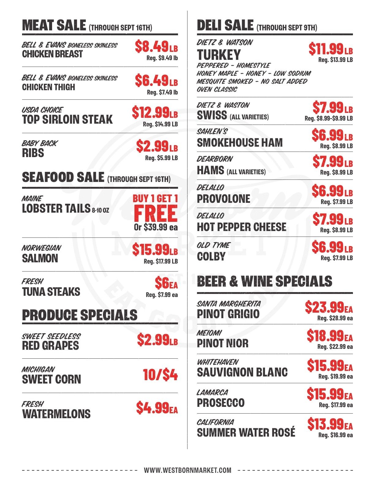 Westborn Market Weekly Ad September 3 - 9, 2026