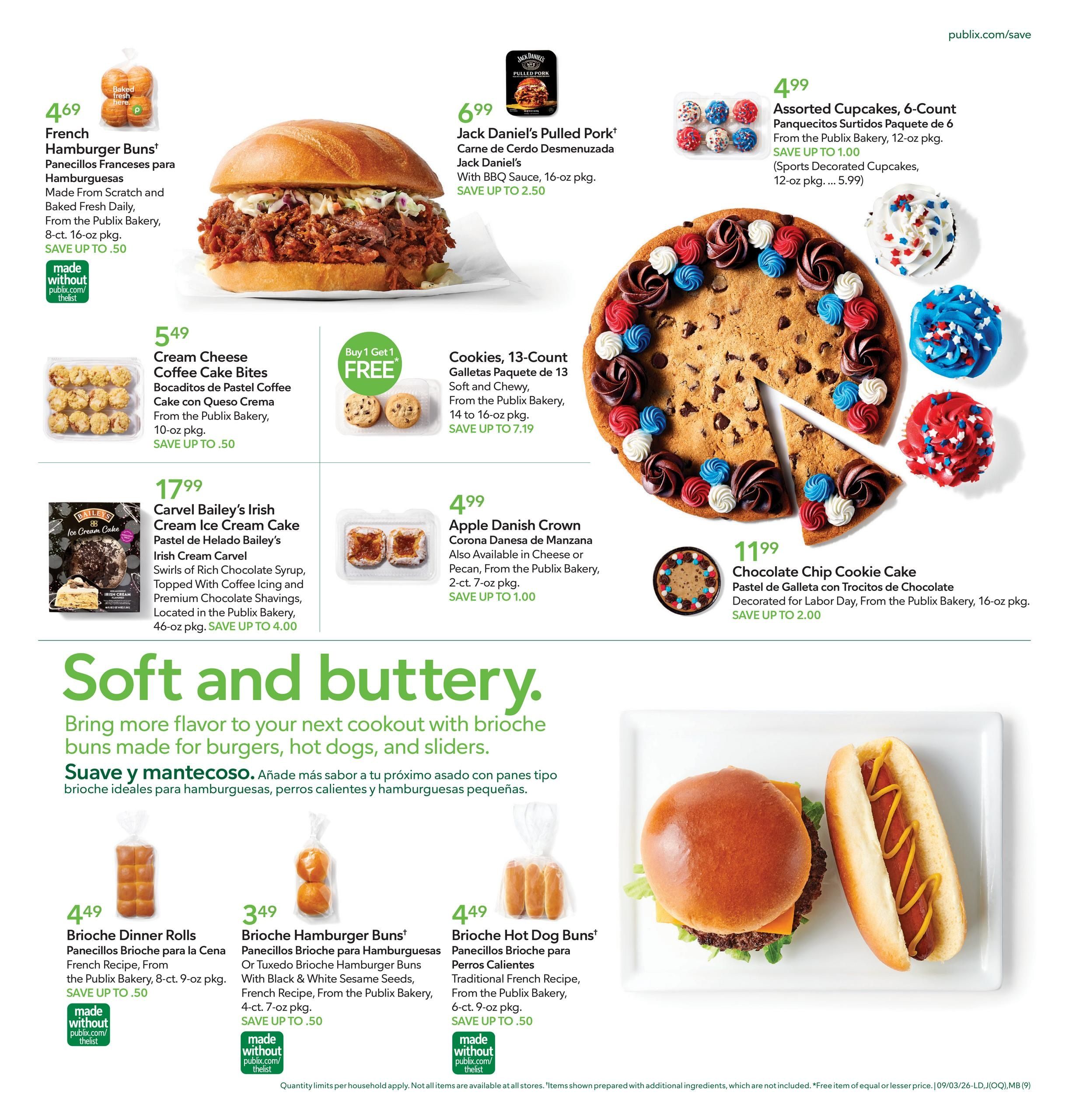 Publix (Callahan Area, FL) Anuncio Semanal Español Weekly Ad September 3 - 9, 2026